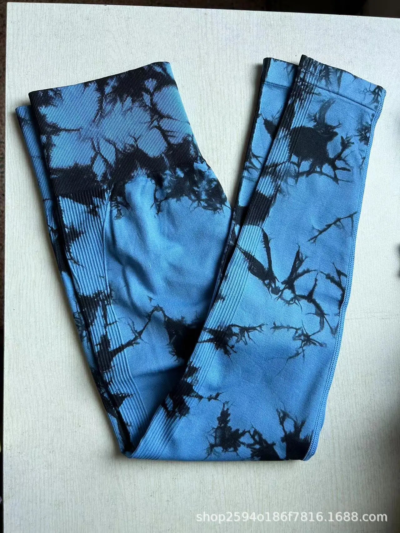 Tie Dye Yoga Pants Sport Leggings Women Seamless High Waist Push up Woman Tights Fitness Workout Leggins Gym Clothing