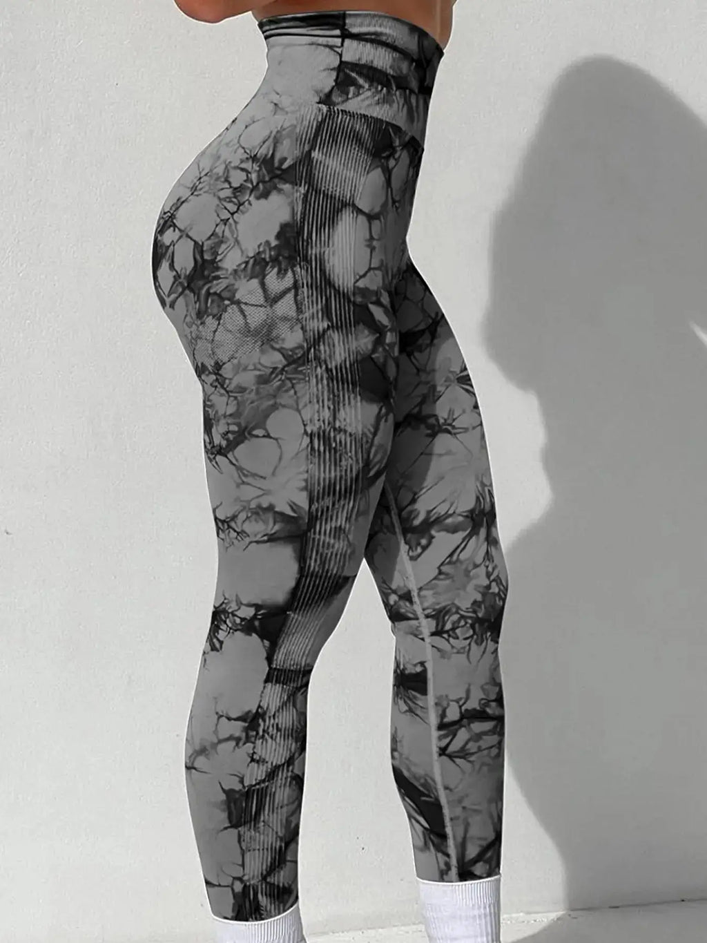Women'S Tie-Dye Seamless Peach Butt High Waist Butt Pants Stretch Fitness Yoga Pants